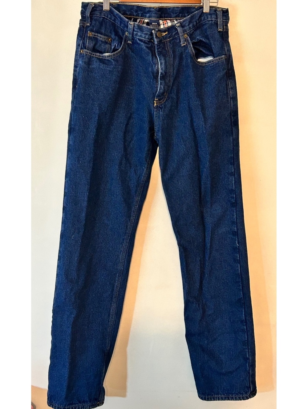 Rural King Men's Classic Blue Denim Jeans 34x34 Workwear